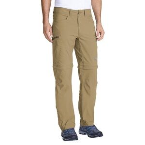 Eddie Bauer First Ascent Men's Guide Pro Convertible Pants Khaki/Tan 38x30